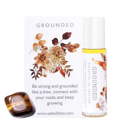 Essential Oil Perfume Crystal Set - Grounded