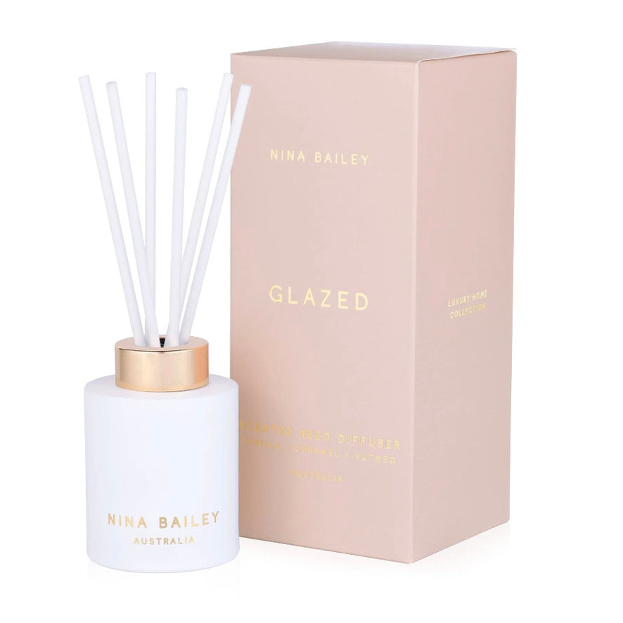 GLAZED | Vanilla Caramel Luxury Reed Diffuser