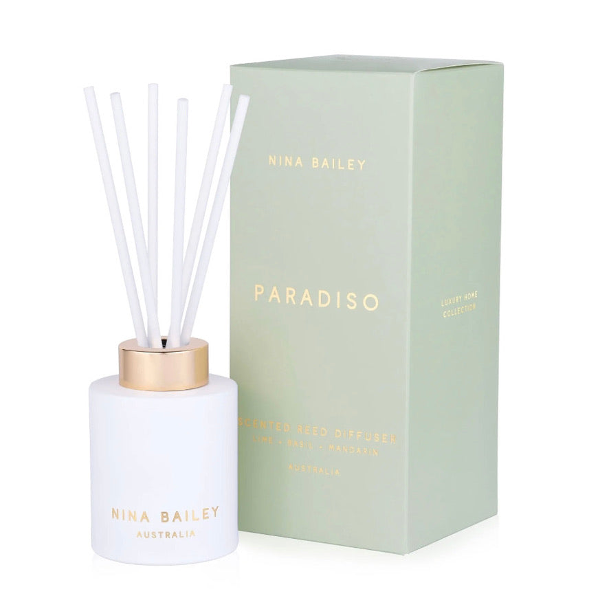 PARADISO | Lime Basil Mandarin Luxury Reed Diffused