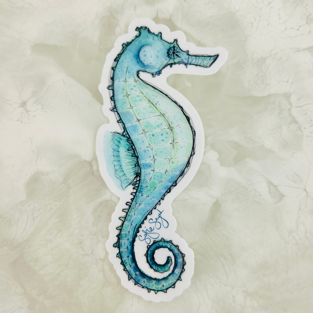 Sylvie Seahorse Sticker