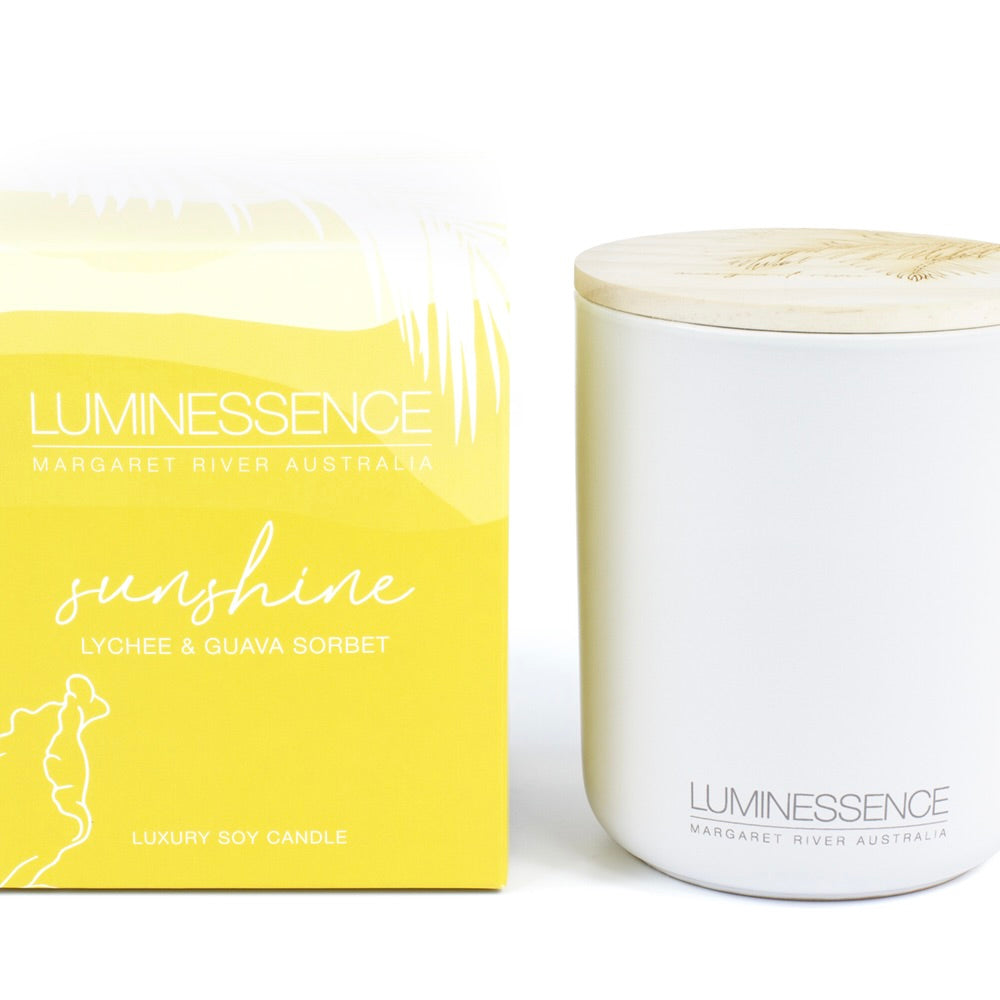 SUNSHINE | Lychee & Guava Sorbet Soy Candle