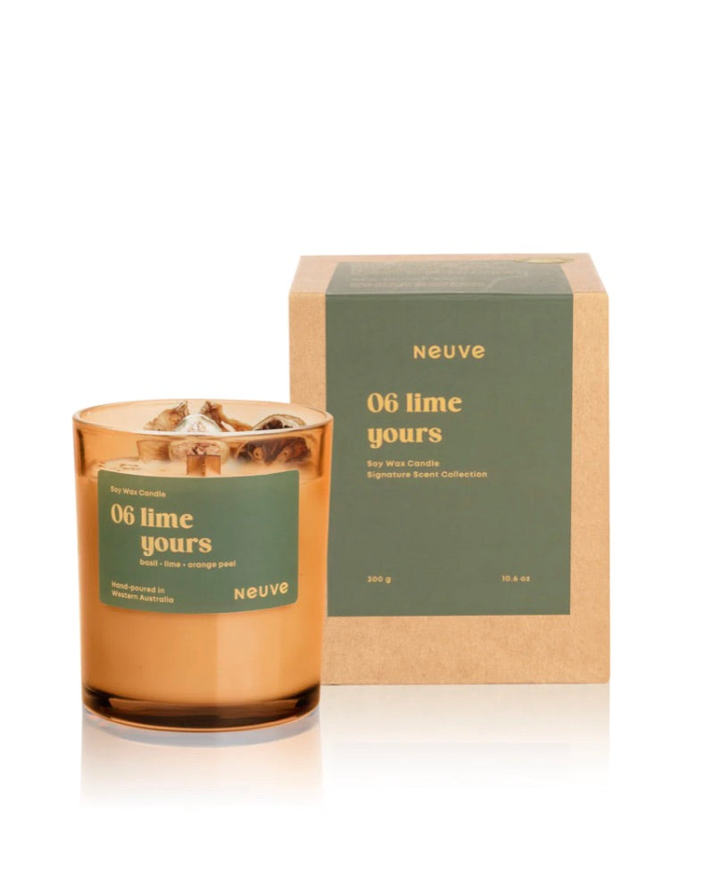 06. Lime yours Soy Candle