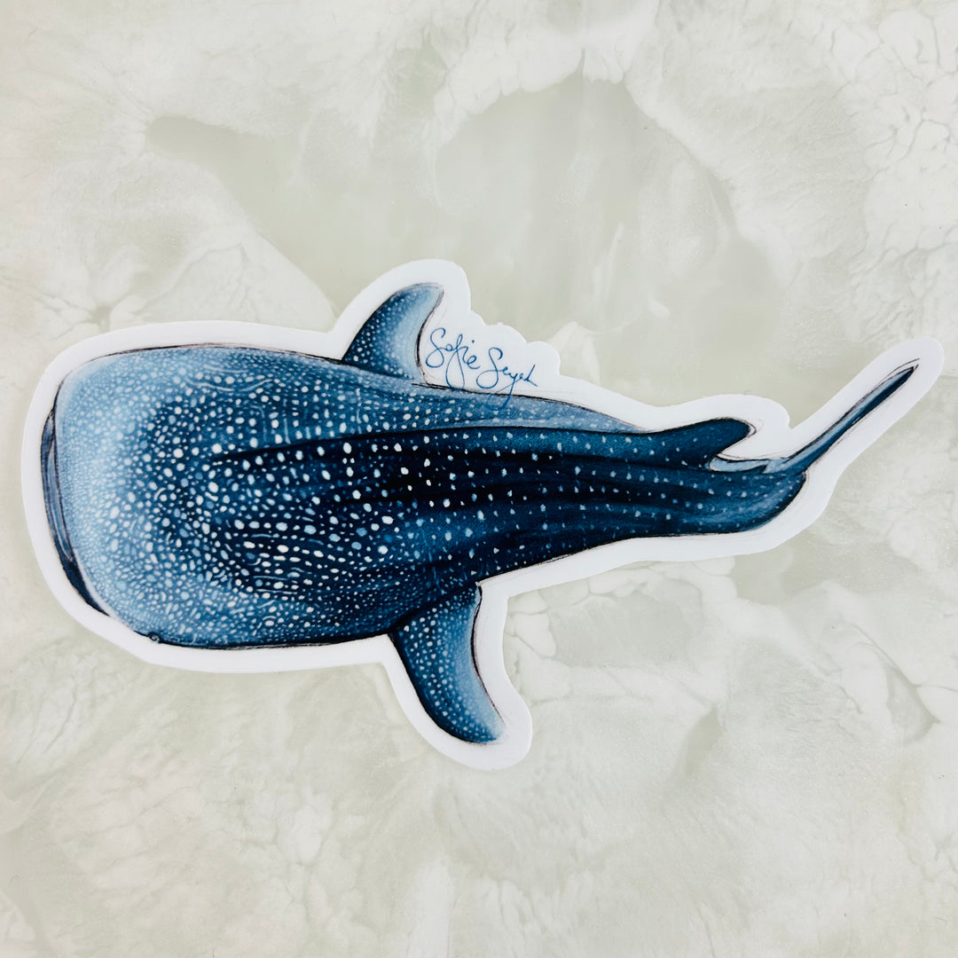 Deep Dive Whale Shark Sticker