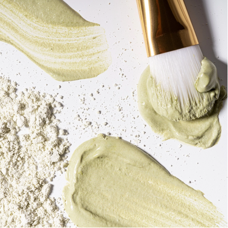 Matcha Clay Mask + Brush Duo