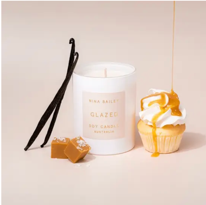GLAZED - VANILLA CARAMEL SOY CANDLE