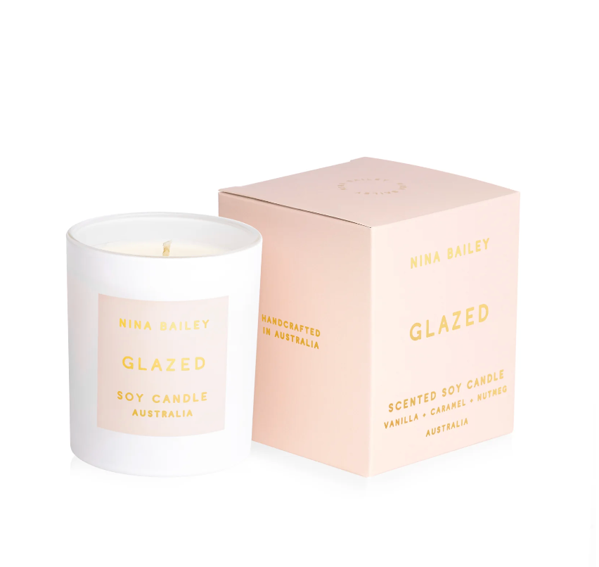 GLAZED - VANILLA CARAMEL SOY CANDLE