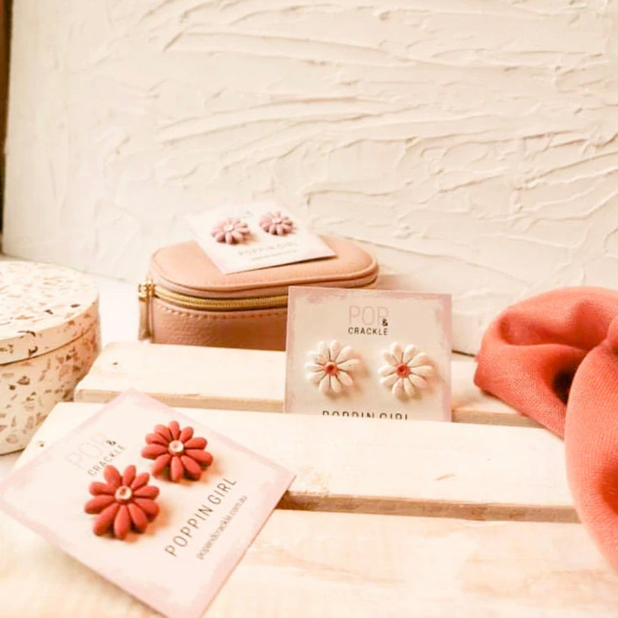 Flower Statement Studs