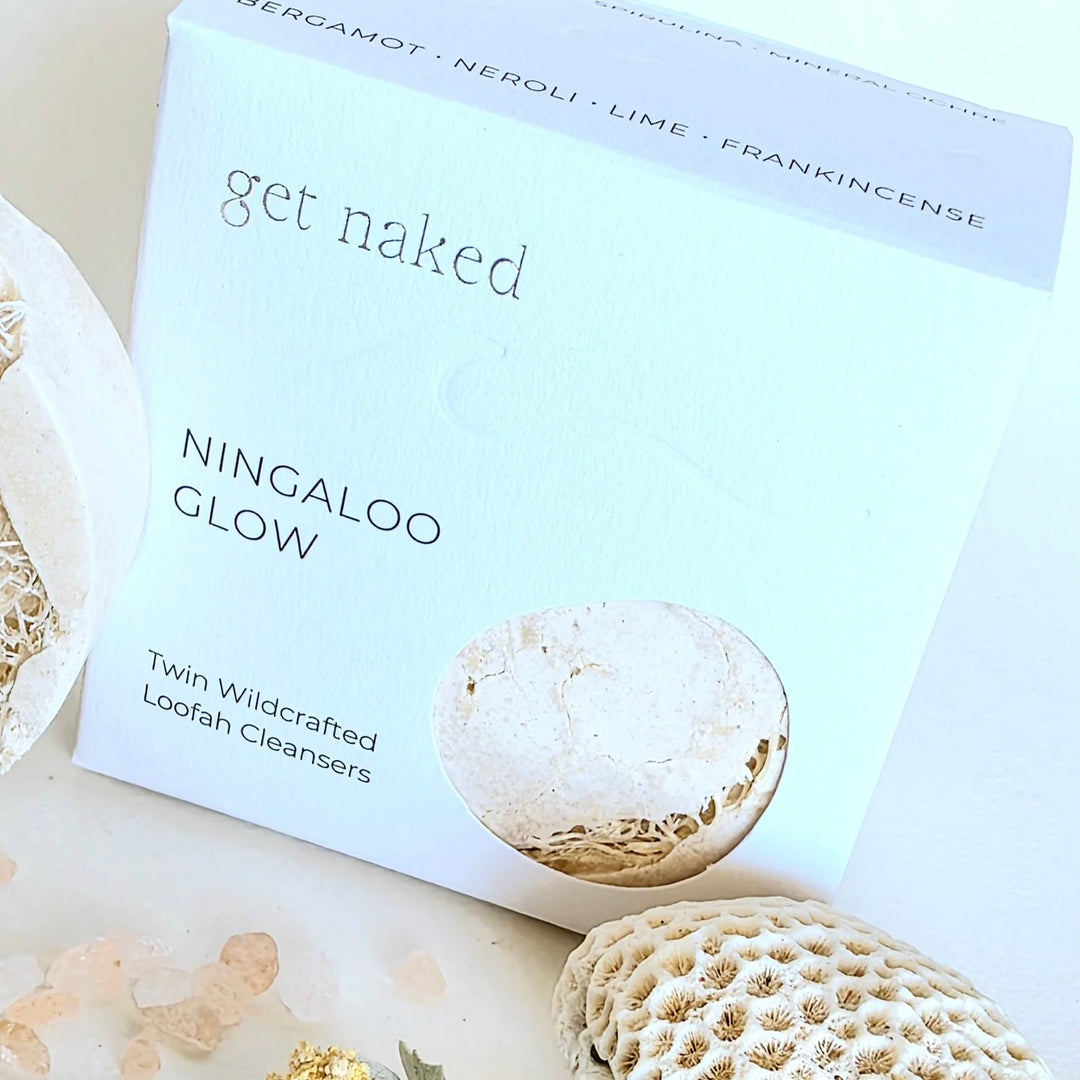 Ningaloo Glow - Twin Wildcrafted Loofah Cleansers