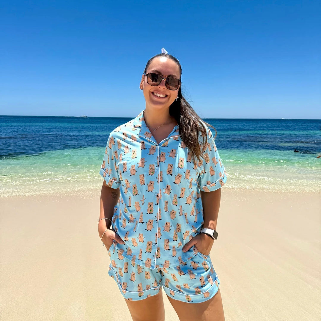 Quokka Bamboo Cotton Pyjama Set