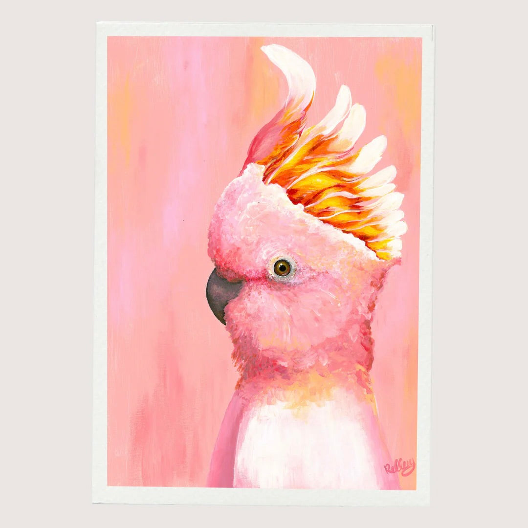 Pink Cockatoo - Art Print