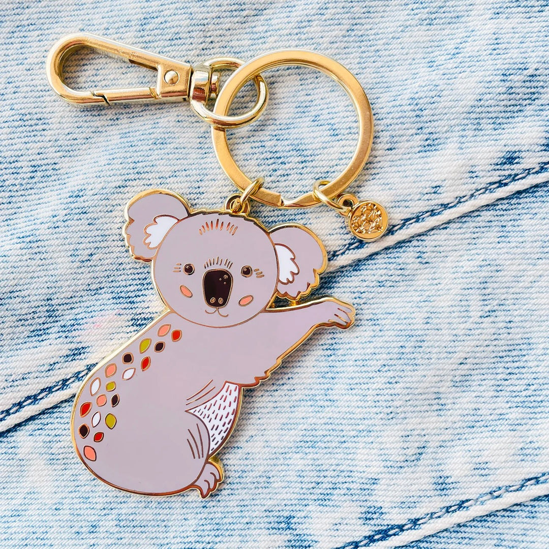Koala Enamel Keychain