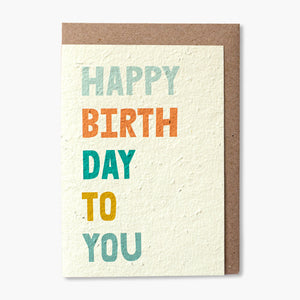 Birthday Plantable Card