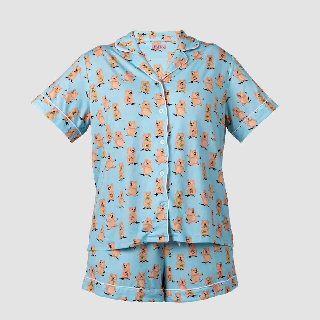 Quokka Bamboo Cotton Pyjama Set