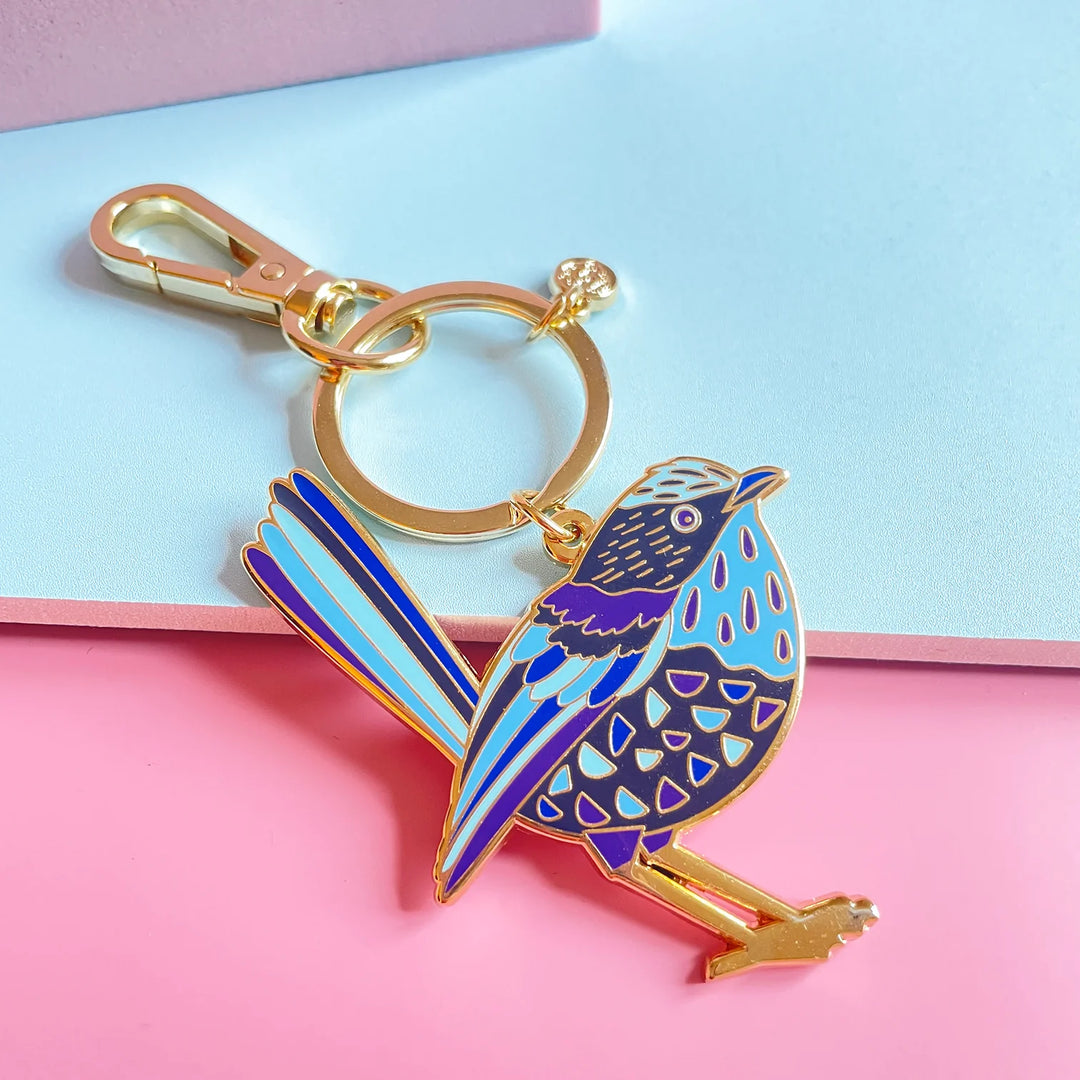 Splendid Fairy-Wren Keychain