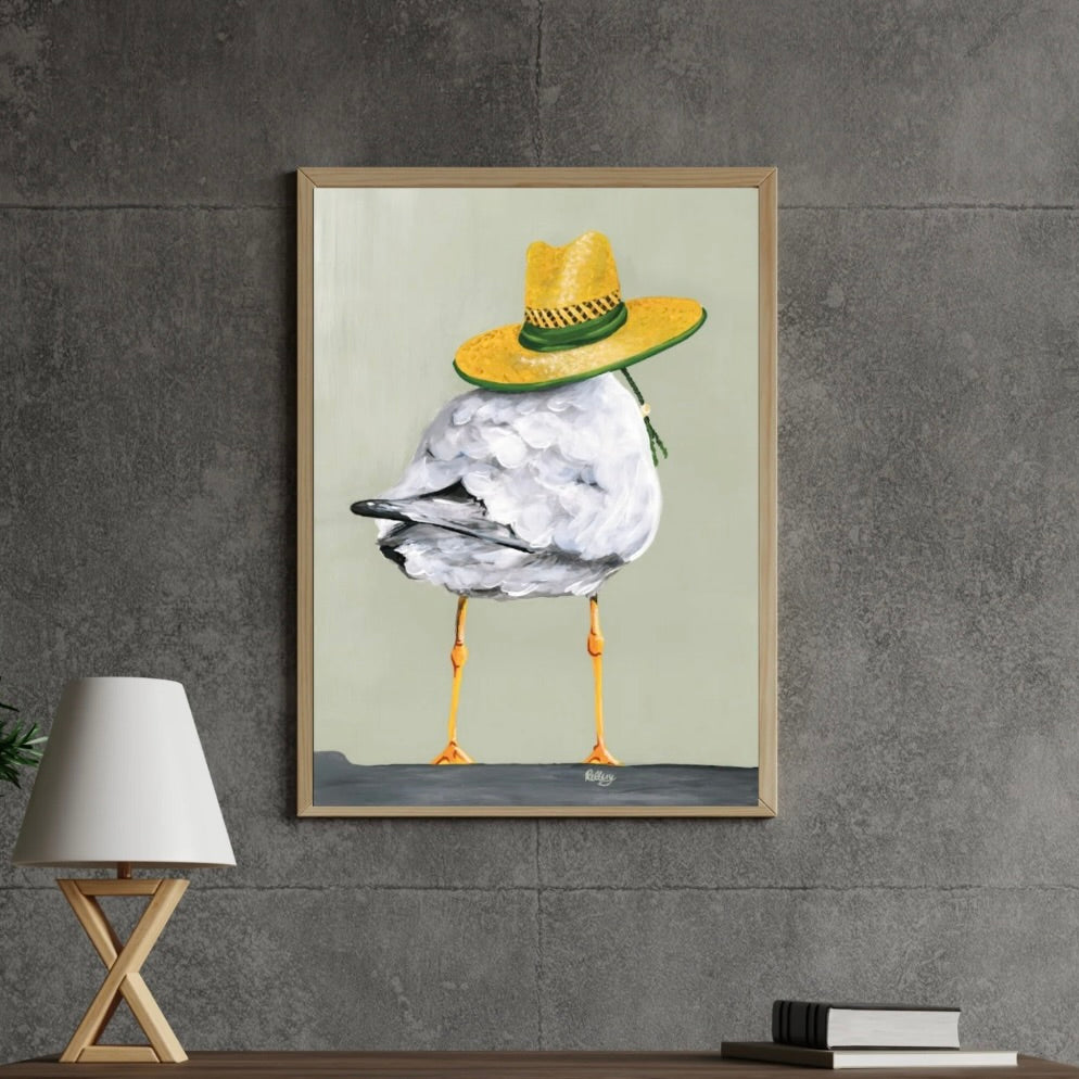 Sunny Seagull - Art Print