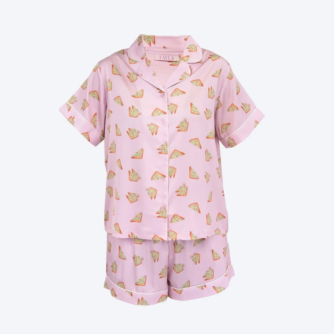 Fairy Bread Satin Pyjama Set
