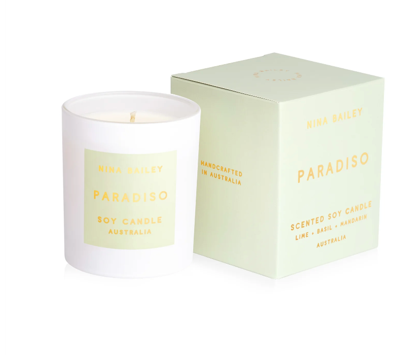 PARADISO - Lime Basil Mandarin Soy Candle