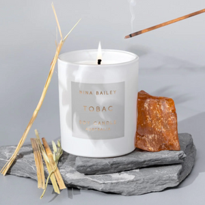TOBAC - TOBACCO HAY & AMBER SOY CANDLE