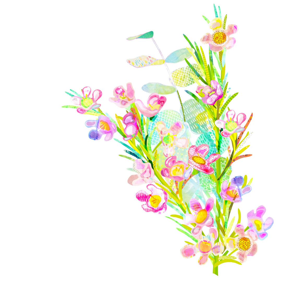 Geraldton Wax Flower Art Print